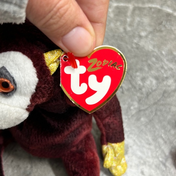 Ty Beanie Babies Zodiac; Monkey 2000 - Picture 2 of 6